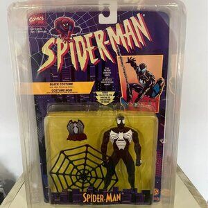 1995 Toy-Biz Marvel Spider-Man (Black Costume) MOC